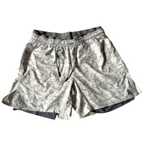 Chubbies Mens M 5.5" Inseam Lined Liner Shorts Athletic Gray White Pineapple